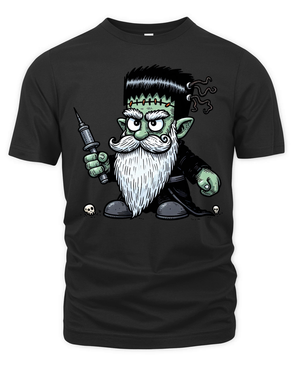 Funny Halloween Gnomes 02 Organic Unisex T-shirt