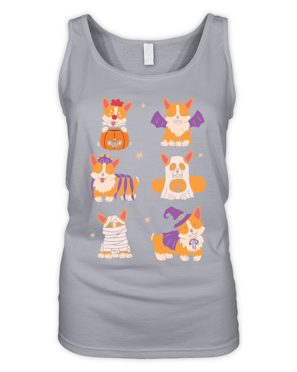 Dog Halloween Organic Women's Tank Top