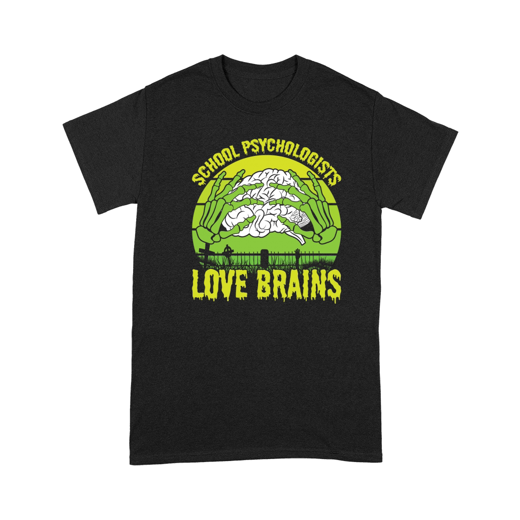 School Psychologists Love Brains 1 Premium T-shirt
