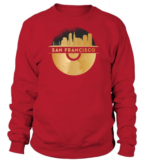 Vinyl-Record-Player Disco-Music Sweatshirt Unisex