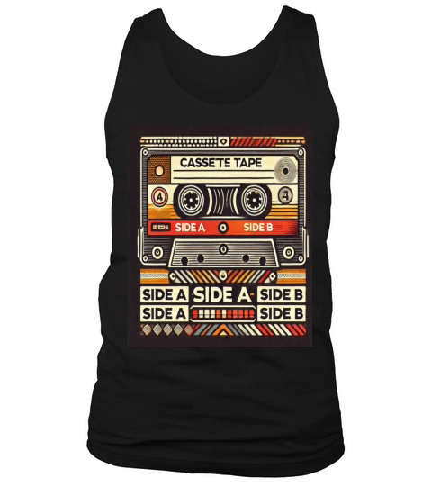 Cassette Tape Retro Cover Tank Top Unisex