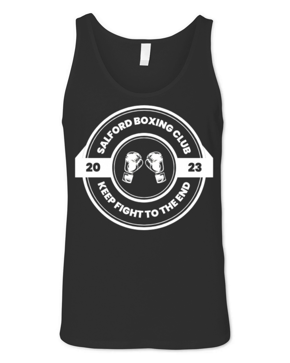 Black White Modern Design Concept Boxing Unisex Jersey Tank