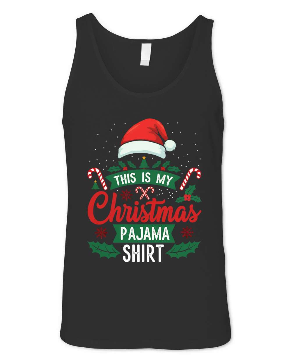 This Is My Christmas Pajama Shirt 02 Unisex Jersey Tank