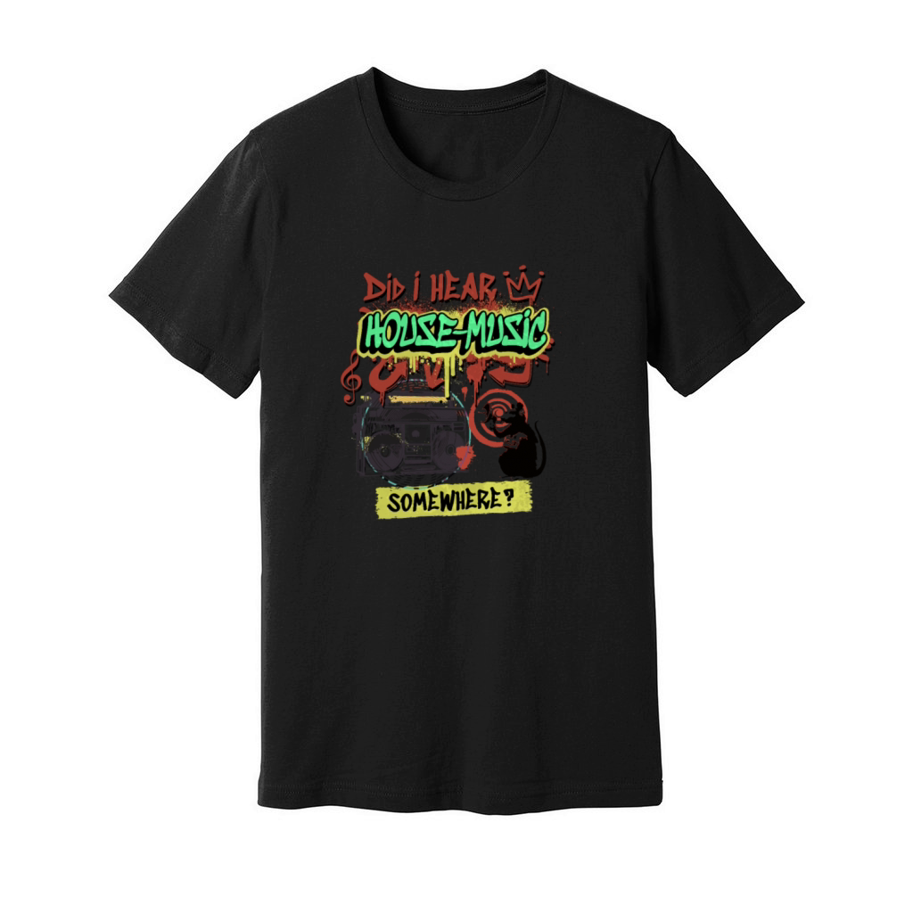 Hardcore Rave Music Raver 90s EDM DJ Rave Techno Unisex Jersey Tee