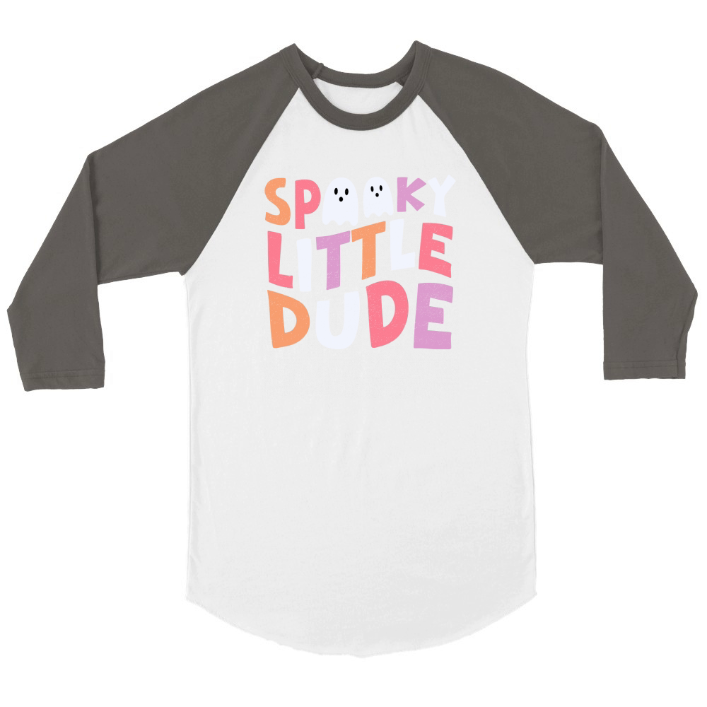 Spooky Little Dude Unisex ¾ sleeve Raglan T-shirt