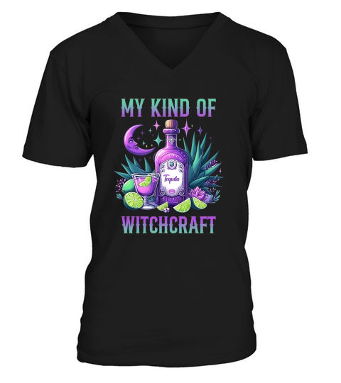 My Kind of Witchcraft Halloween V-Neck T-shirt