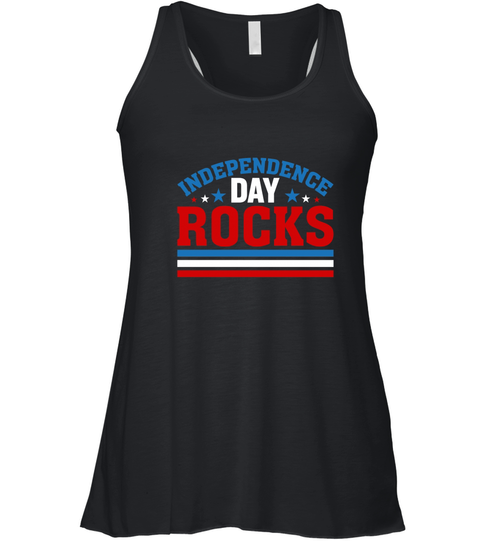 Independence Day rocks Women's Flowy Tank Top