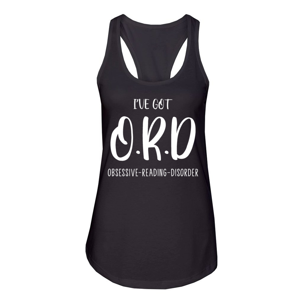Got O R D Book Lover Reader Desing Funny Reading Women's Racerback Tank
