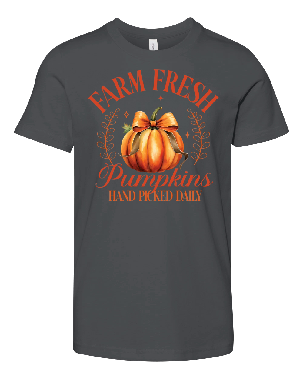 Farm Fresh Pumpkins Youth Unisex Jersey Tee