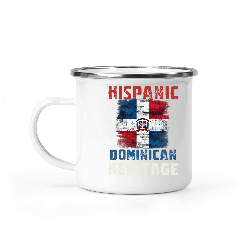 Dominican Heritage Pride - Hispanic Heritage Month Camping Mug