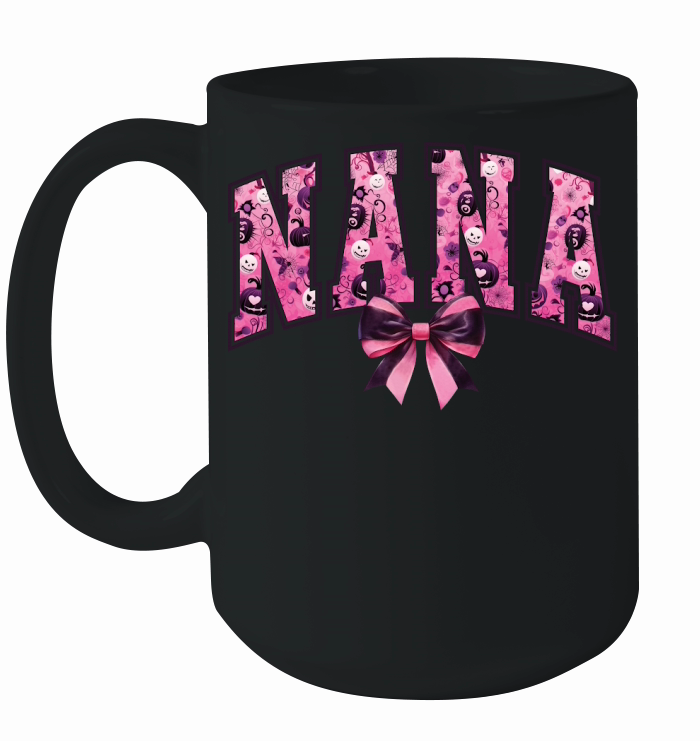 NanaPinkHalloweenCoquette PNG Ceramic Mug