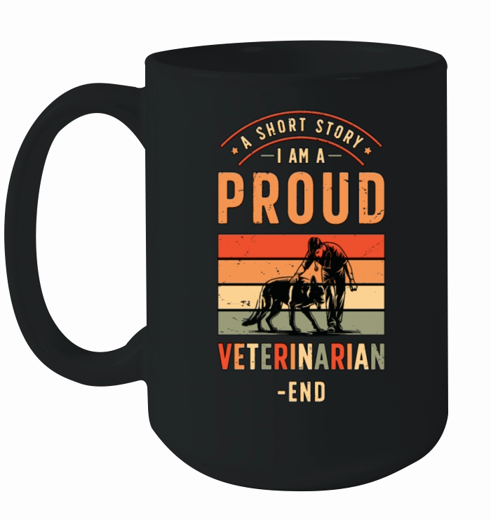 Veterinary Medicine A Short Story I Am A Vet Nurse Ceramic Mug