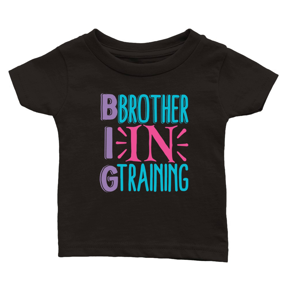Big brother in training Classic Baby Crewneck T-shirt
