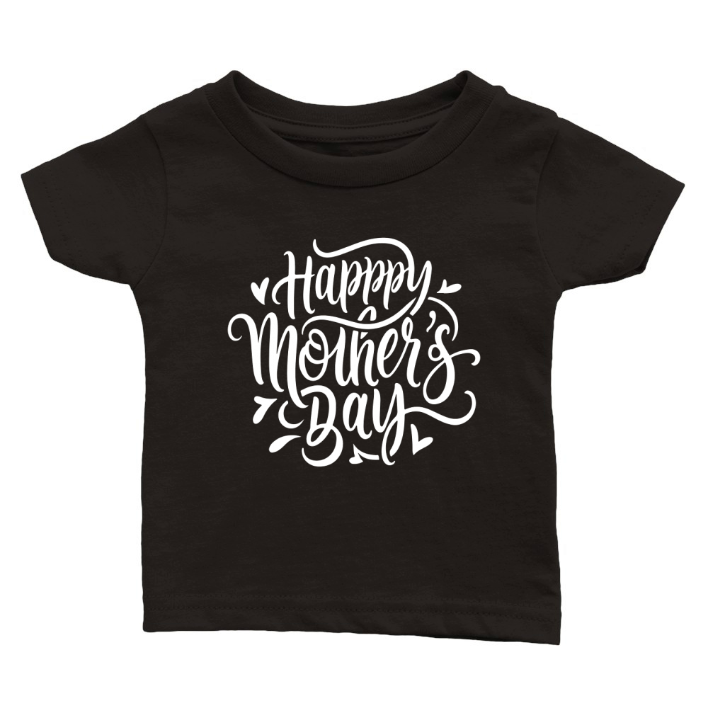 Happy mothers day 02 Classic Baby Crewneck T-shirt