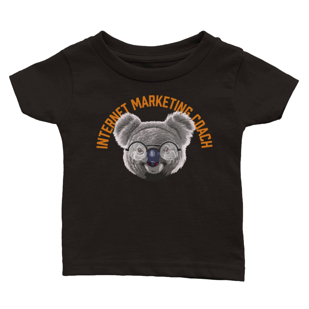 Koalified Internet Marketing Coach Digital Marketi Classic Baby Crewneck T-shirt
