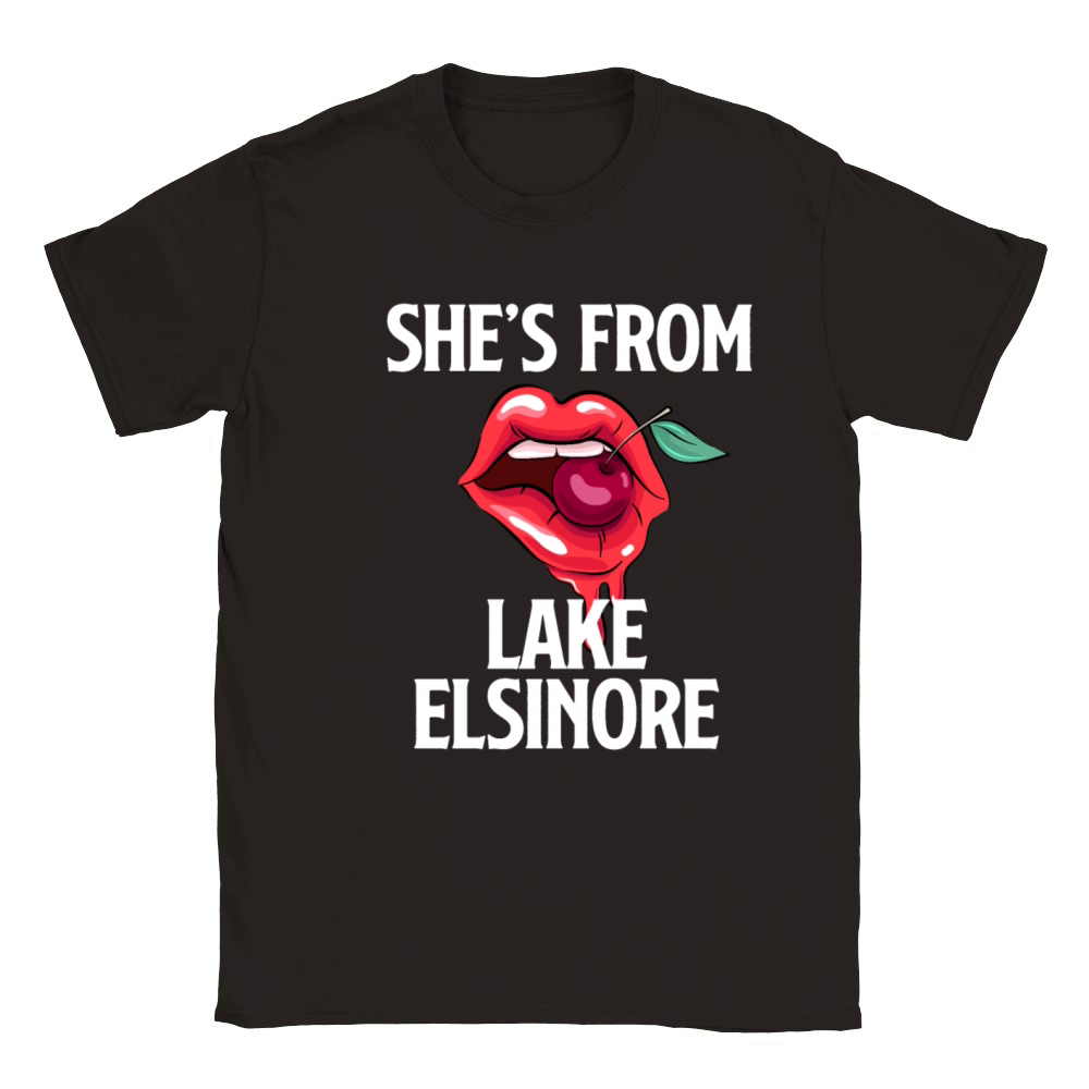 California SHES FROM LAKE ELSINORE Nevada Classic Kids Crewneck T-shirt