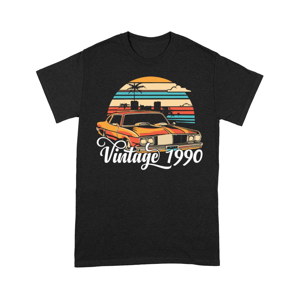 Retro Vintage 1990 Car Lover For Car Enthusiast Comfort T-shirt