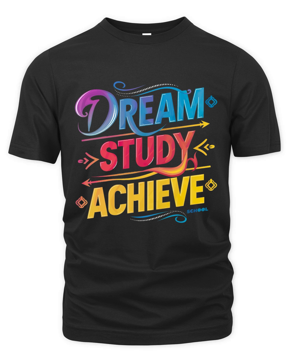 Dream Study Achieve Organic Unisex T-shirt