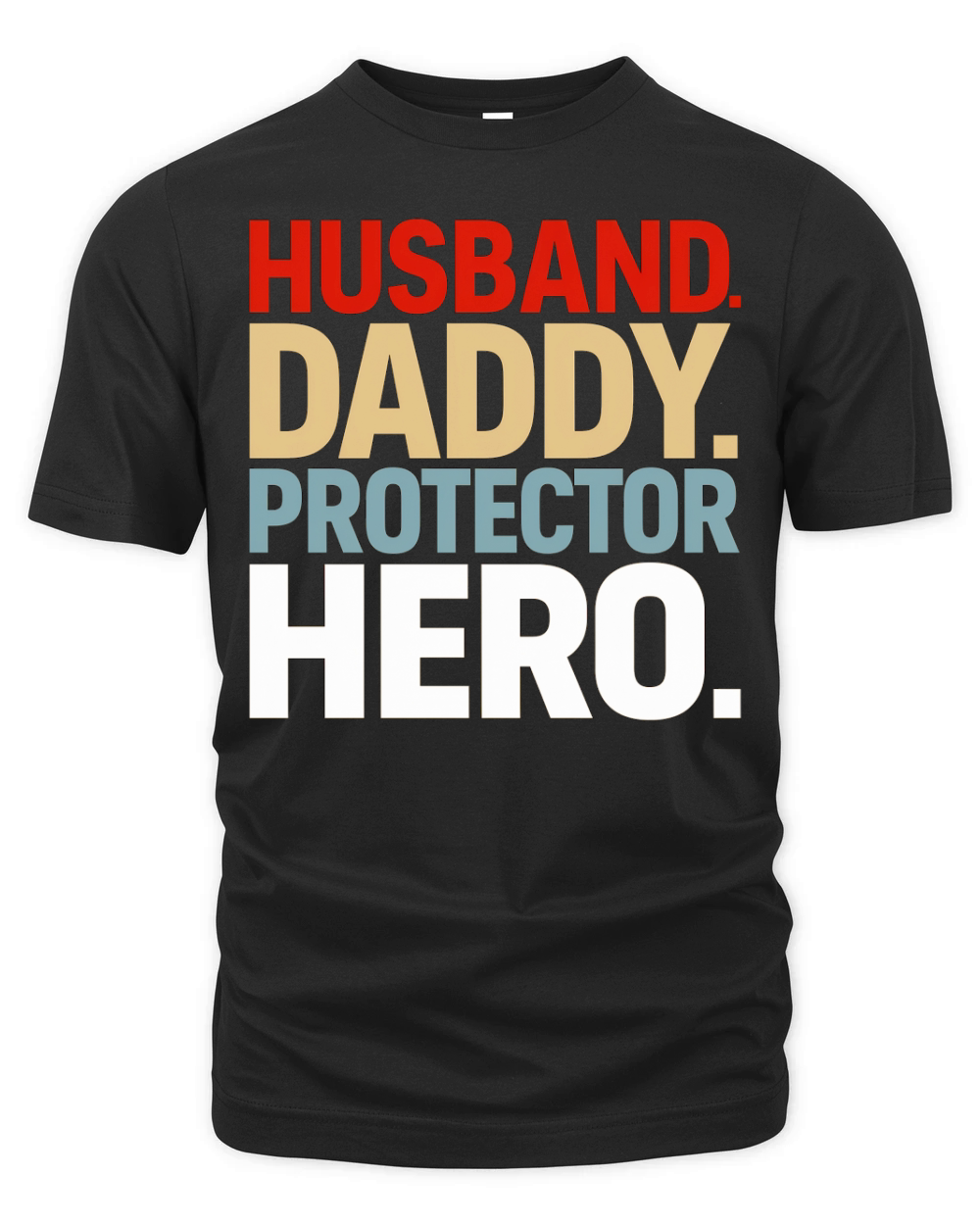 Husband daddy protector hero Organic Unisex T-shirt