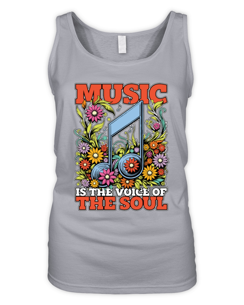 Folk Music Is The Voice Of The Soul Music Lover Organic Women's Tank Top