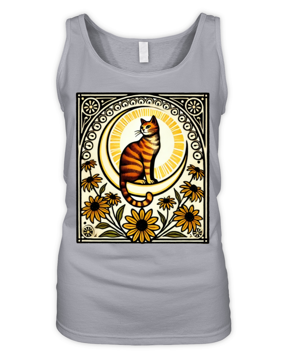 Orange Cat Organic Women's Tank Top