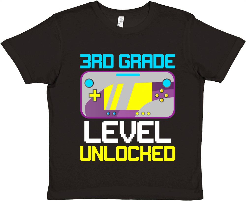 3rd Grade Level Unlocked Premium Kids Crewneck T-shirt