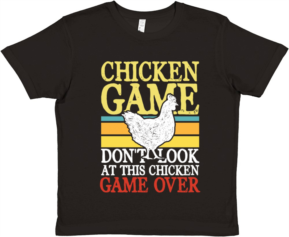 chicken game don t look at this chicken Premium Kids Crewneck T-shirt