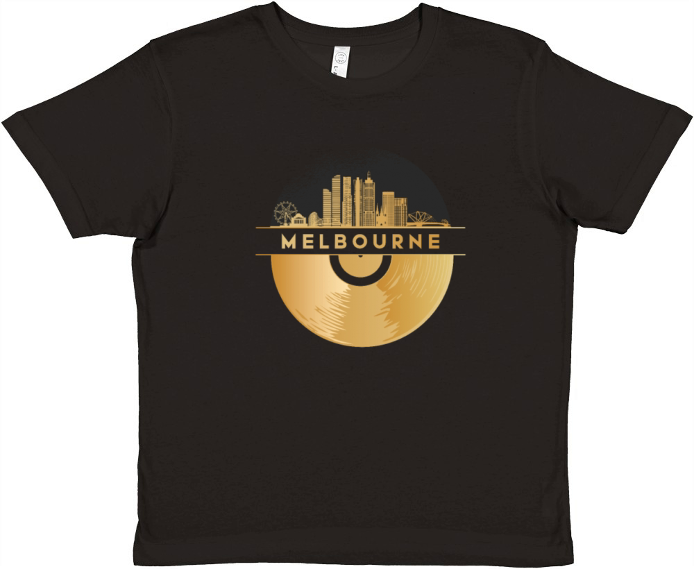 Vinyl-Record-Player Disco-Music Premium Kids Crewneck T-shirt