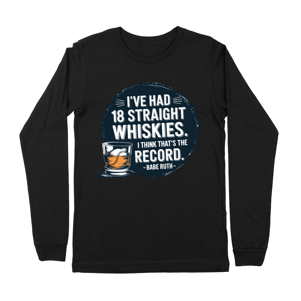 Baseball Babe Ruth Saying Sports Quote Premium Long Sleeve