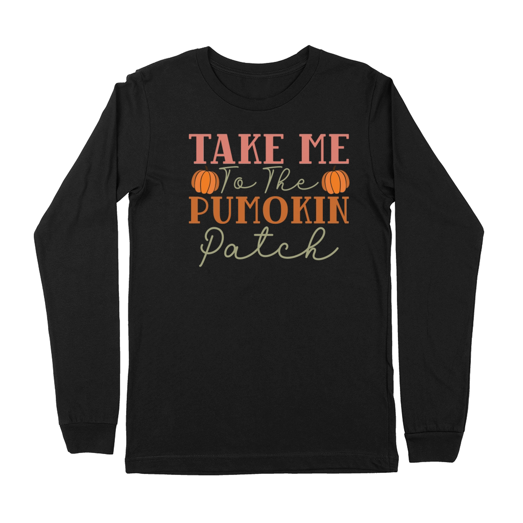 take me to the pumokin patch Premium Long Sleeve