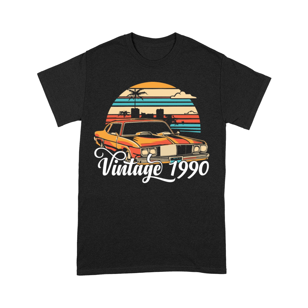 Retro Vintage 1990 Car Lover For Car Enthusiast Premium T-shirt