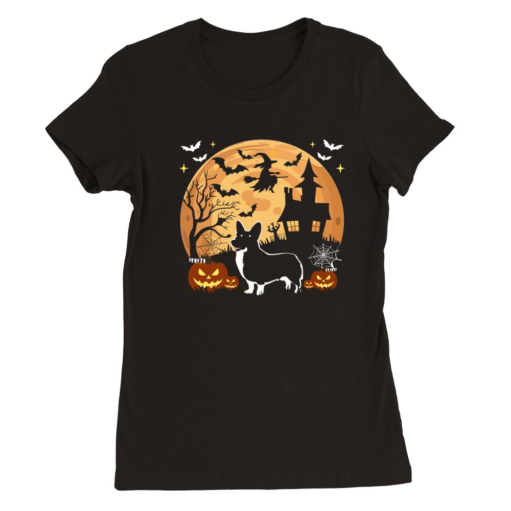 Funny Halloween (3) Premium Womens Crewneck T-shirt