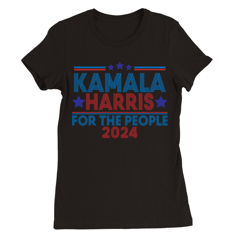 Kamala Harris For The People 2024 Premium Womens Crewneck T-shirt
