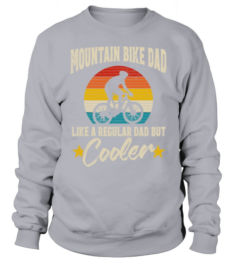 Mountain Bike Dad Vintage Downhill Biking Cycling Sweatshirt Unisex
