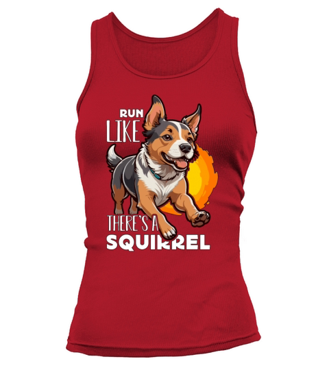 Dog Agility Training Run Like Theres A Dog Owner Tank top Woman