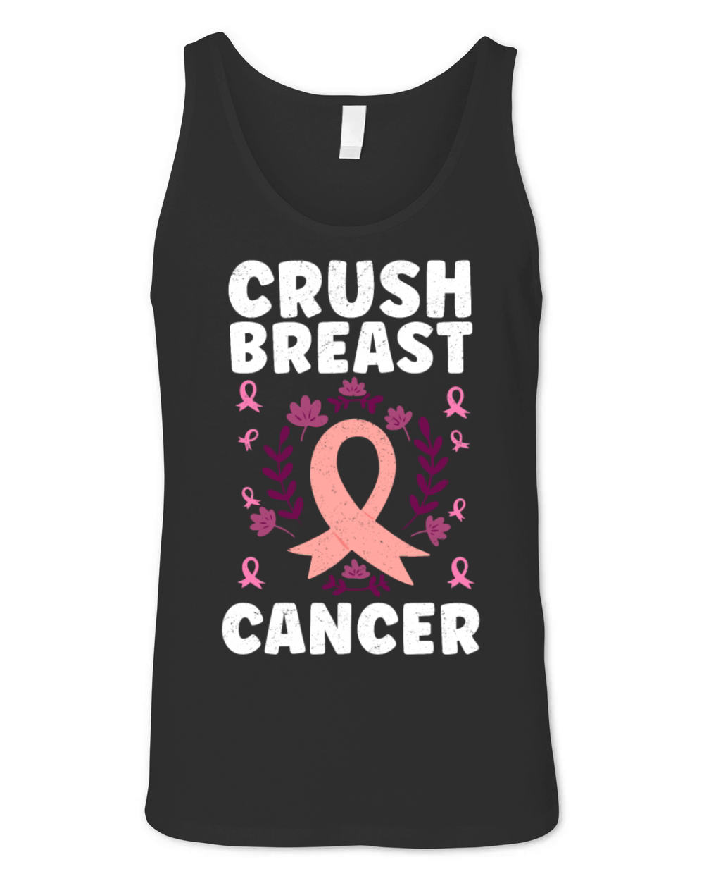 Crush Breast Cancer Breast Cancer Unisex Jersey Tank