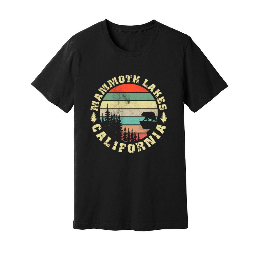 MAMMOTH LAKES CALIFORNIA Fan Vintage Mammoth Unisex Jersey Tee