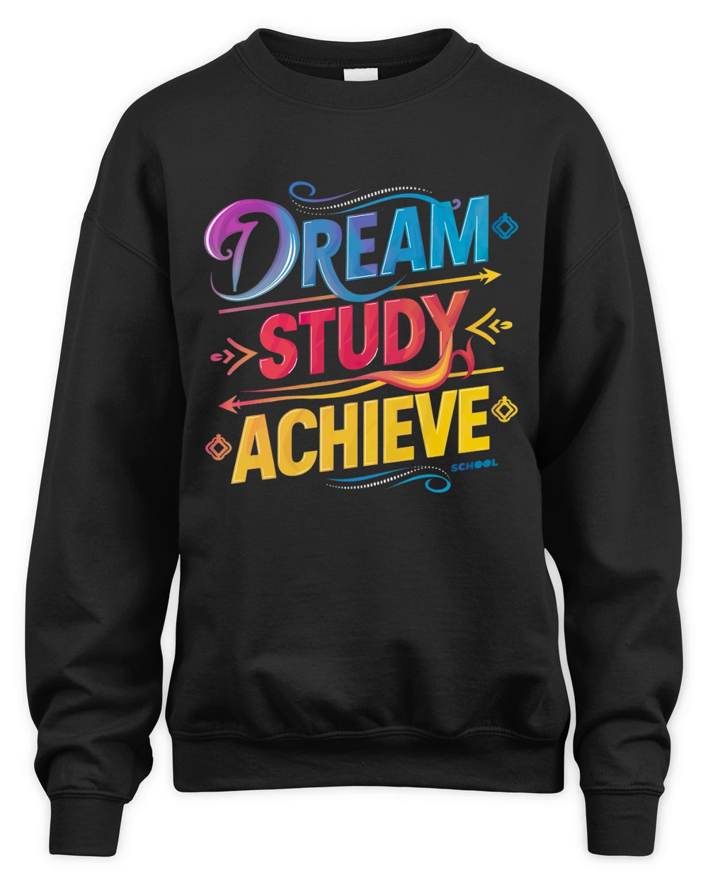 Dream Study Achieve Unisex Premium Crewneck Sweatshirt