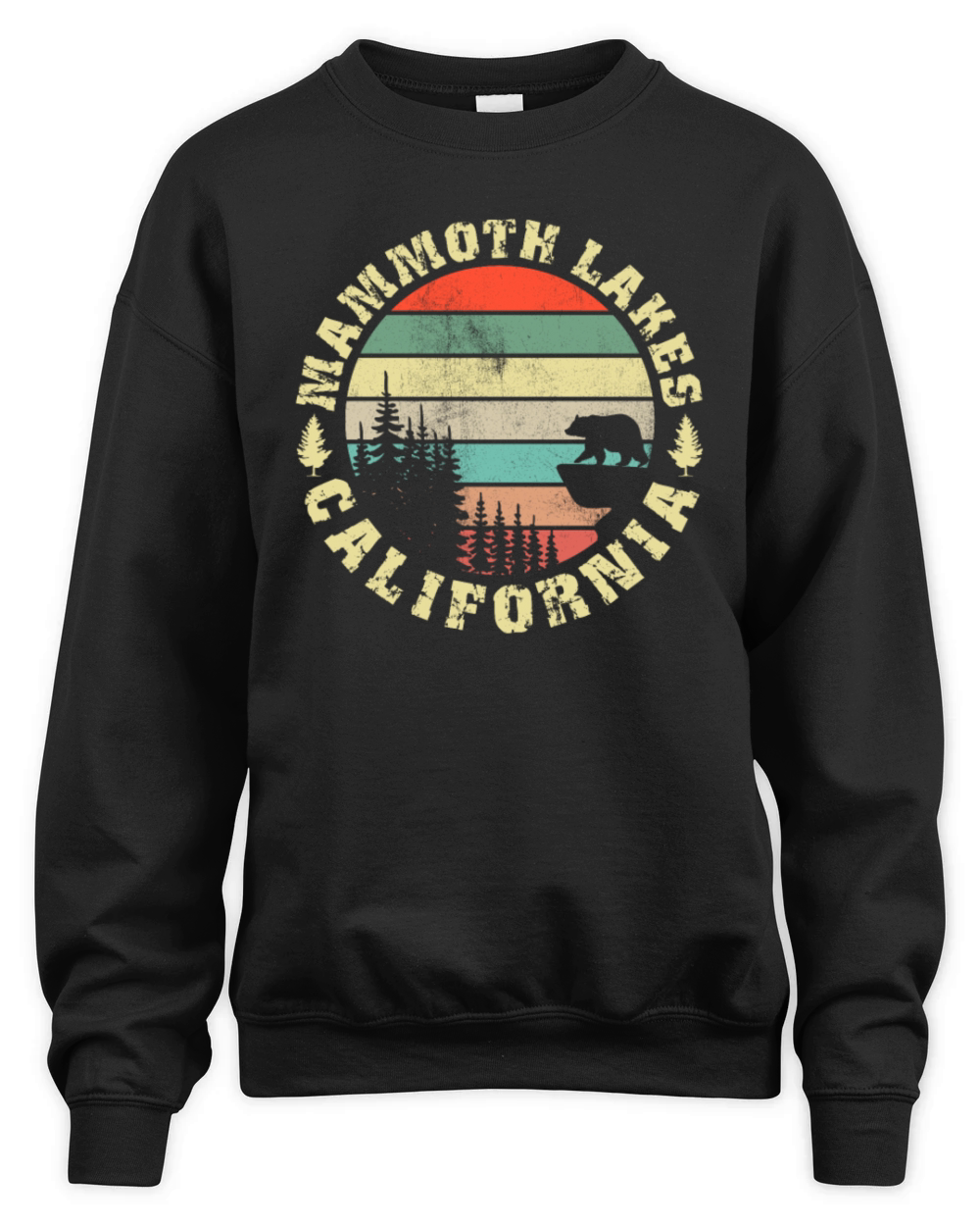 MAMMOTH LAKES CALIFORNIA Fan Vintage Mammoth Unisex Premium Crewneck Sweatshirt