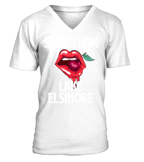 California SHES FROM LAKE ELSINORE Nevada V-Neck T-shirt