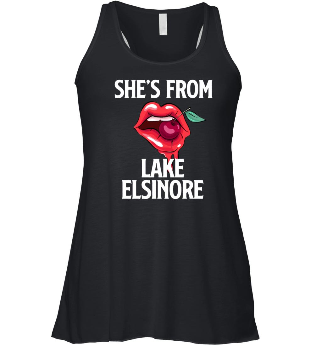 California SHES FROM LAKE ELSINORE Nevada Women's Flowy Tank Top