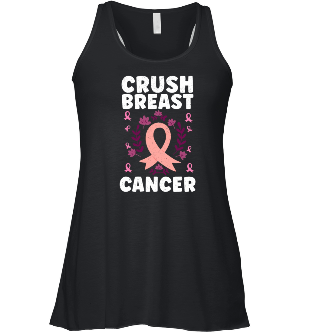 Crush Breast Cancer Breast Cancer Women's Flowy Tank Top