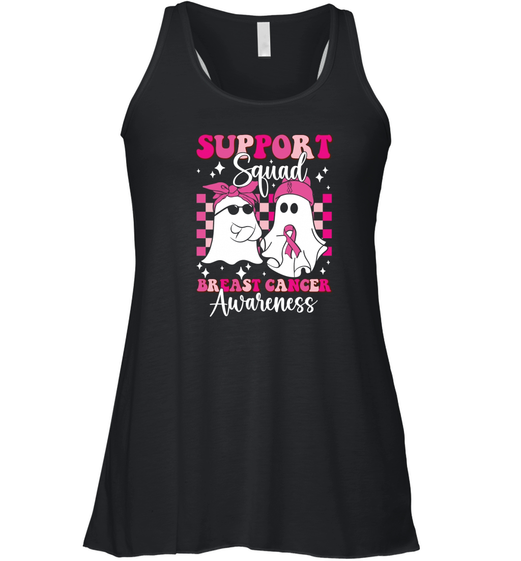 support squad breast cancer awareness Women's Flowy Tank Top