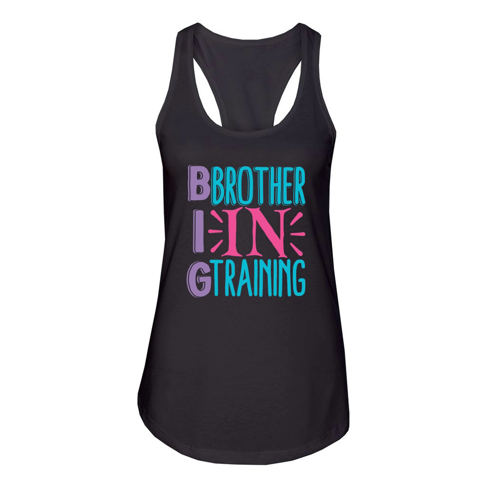 Big brother in training Women's Racerback Tank