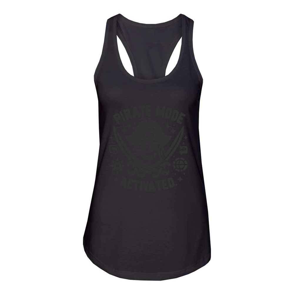 Pirate Mode Activated Women's Racerback Tank