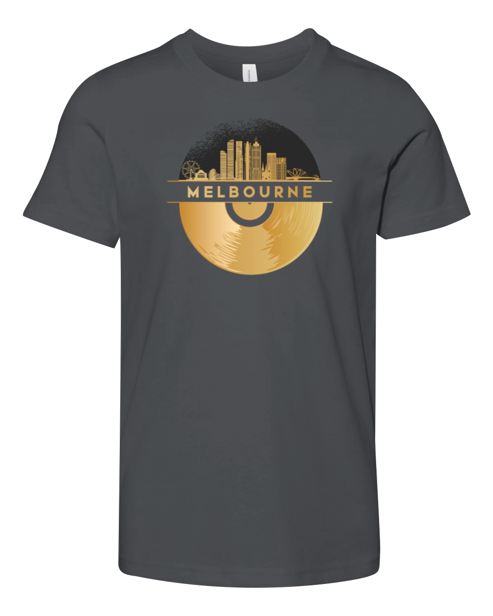 Vinyl-Record-Player Disco-Music Youth Unisex Jersey Tee