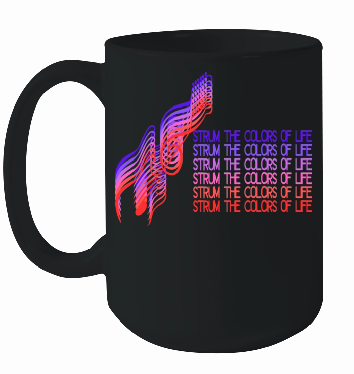 Abstract Strings - Guitar Ceramic Mug