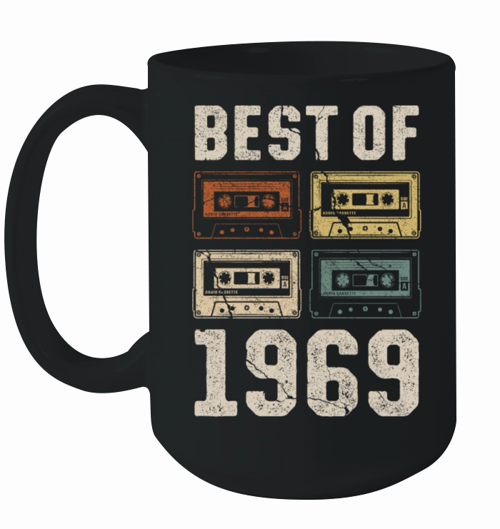 Best Of 1969 Birthday Cassette Tape Ceramic Mug