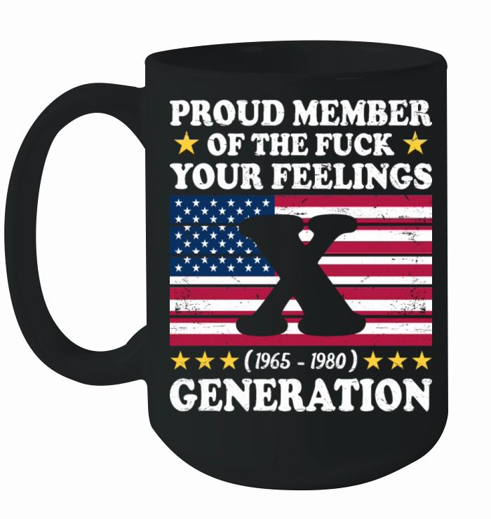Vintage Funny Generation Gen X Ceramic Mug