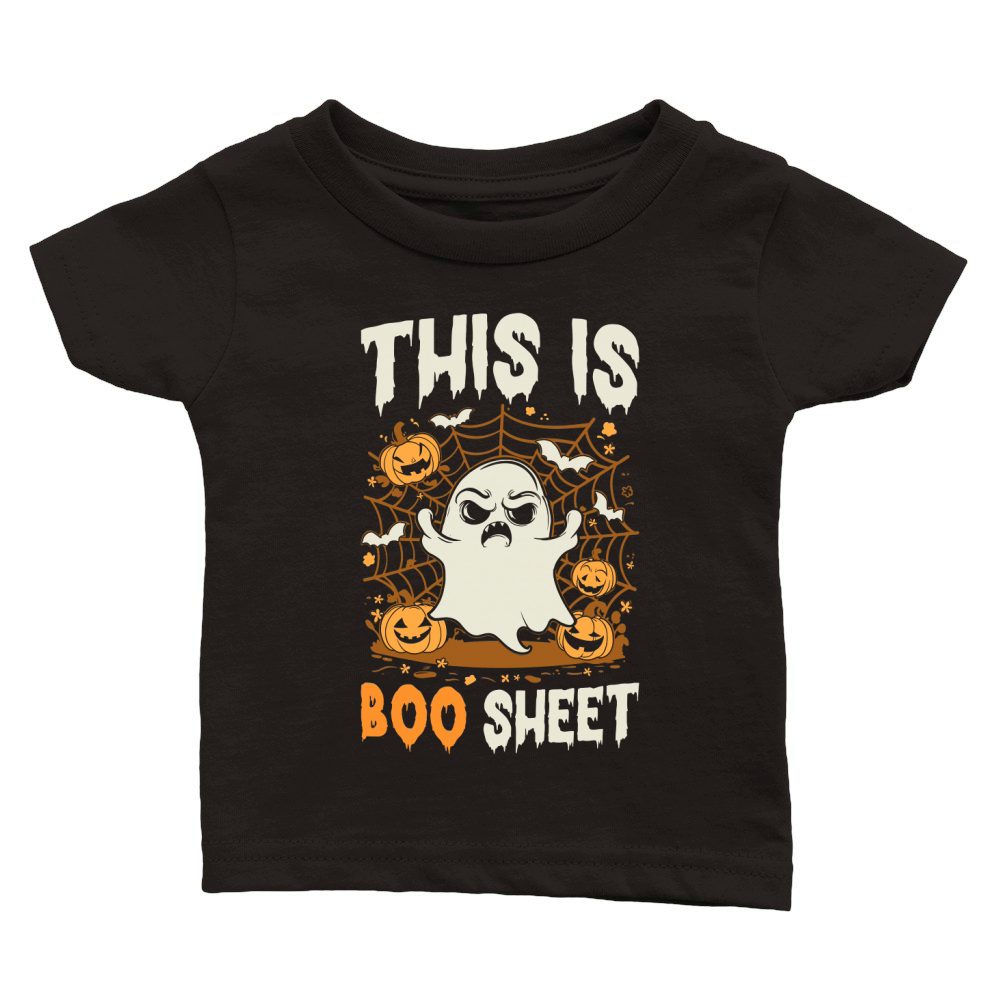 228. this is boo sheet Classic Baby Crewneck T-shirt
